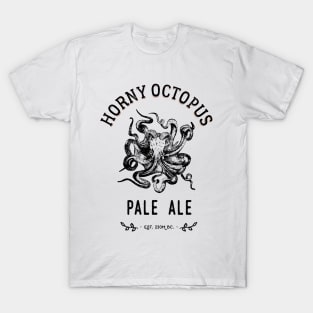 Pale Ale Fictive Beer Brand - The Horny Octopus T-Shirt